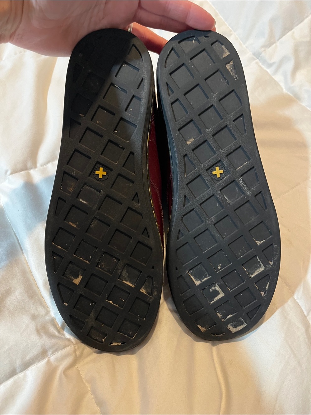 DR. MARTENS LEYTON CHERRY RED LEATHER CASUAL BOOTS - Picture 7 of 8
